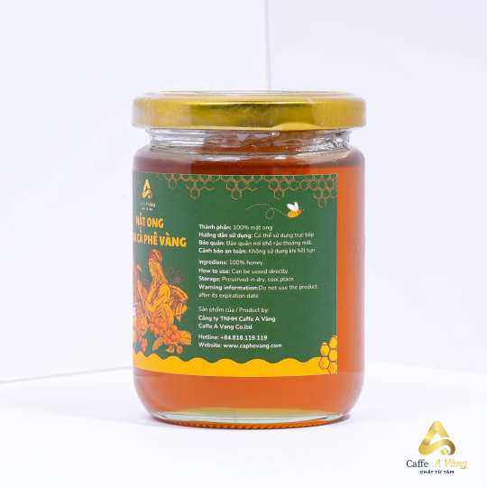 Mật ong Hoa cà phê Vàng đặc sản / 220gr